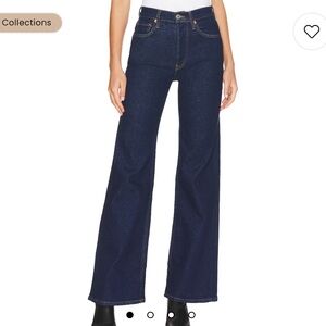 RE/DONE Originals 70's Ultra High Rise Wide Leg in Rigid Like
